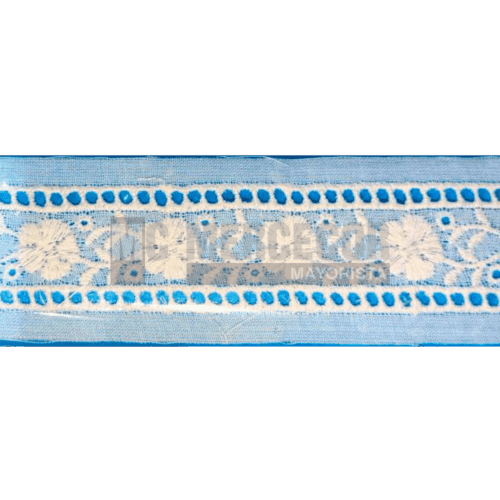 Puntilla Broderie art 11652 puro algodón 4cm por 13,70 m