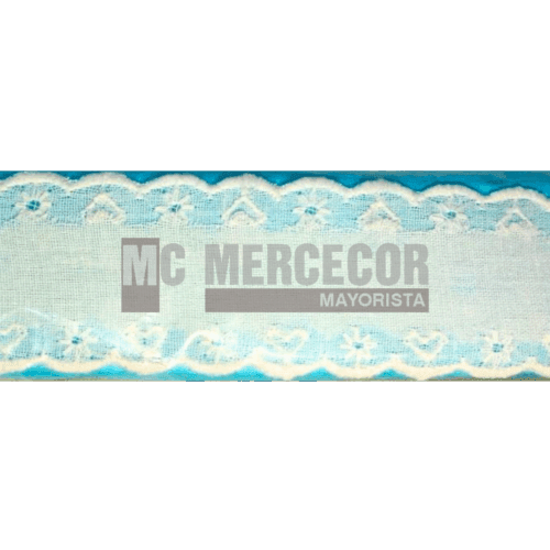 Puntilla Broderie art 9365 puro algodón 3cm por 13,70 m