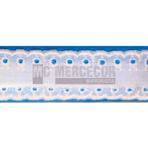 Puntilla Broderie art 9069 puro algodón 2,2cm por 13,70 m