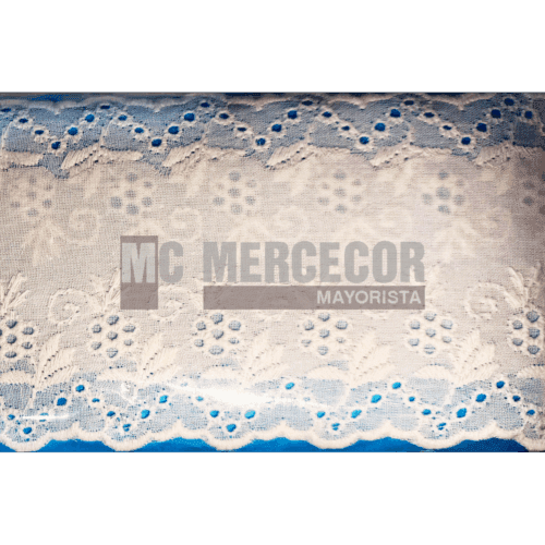 Puntilla Broderie art 10168 puro algodón 7cm por 13,70 m