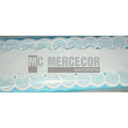 Puntilla Broderie art 10946 puro algodón 3cm por 13,70 m