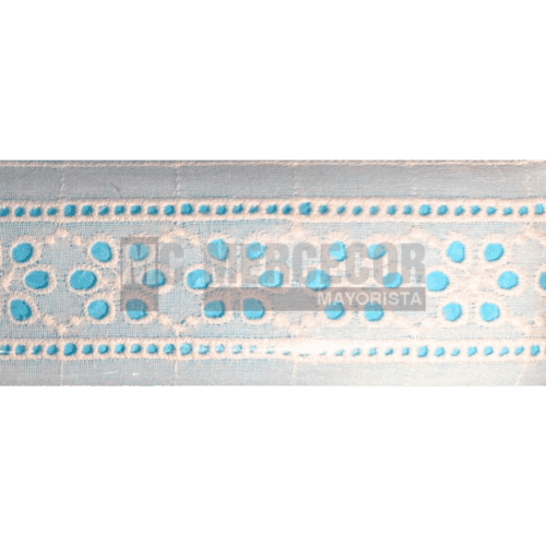 Puntilla Broderie art 12874 puro algodón 6cm por 13,70 m